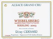 REMY GRESSER Wiebelsberg Riesling 2003