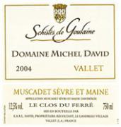 Dom. Michel David Le Clos du Ferré Schistes de Goulaine  2004