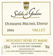 Dom. Michel David Le Clos du Ferré Schistes de Goulaine  2004