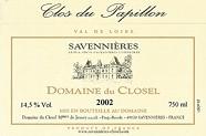 DOM. DU CLOSEL Clos du Papillon  2002