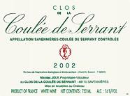 CLOS DE LA COULEE-DE-SERRANT  2002
