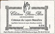 CH. PIERRE-BISE Beaulieu Les Rouannières  2001