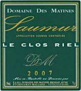 Dom. des Matines Le Clos Riel  2007