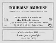 GUY DURAND Cuvée HM Moelleux  1999