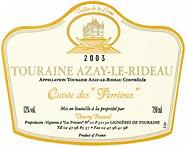 THIERRY BESARD Moelleux Cuvée des Perrières  2003