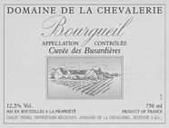 DOM. DE LA CHEVALERIE Cuvée des Busardières  1999