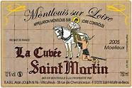 Alain Joulin et Fils Moelleux La cuvée Saint-Martin  2005