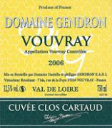 Dom. Gendron Sec Cuvée Clos Cartaud  2006
