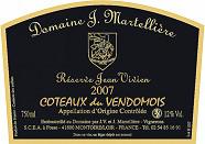 Dom. J. Martellière Réserve Jean Vivien  2007