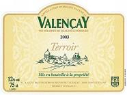 CAVE DES VIGNERONS REUNIS DE VALENCAY Terroir  2003