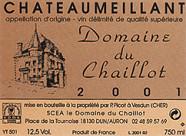 DOM. DU CHAILLOT  2001