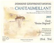 Dom. Geoffrenet-Morval Cuvée Version originale  2005