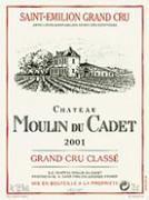 CH. MOULIN DU CADET  2001