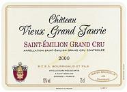 CH. VIEUX GRAND FAURIE  2000