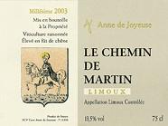 LE CHEMIN DE MARTIN  2003