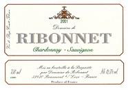 DOM. DE RIBONNET Chardonnay sauvignon  2001