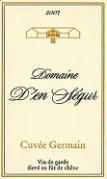 Dom. d'En Ségur Cuvée Germain Élevé en fût de chêne  2007