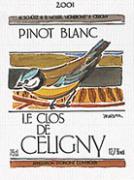 LE CLOS DE CELIGNY La Côte-Céligny Pinot blanc  2001