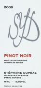 Stéphane Dupraz Pinot noir Syd 2009