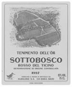 SOTTOBOSCO - TENIMENTO DELL'OR Rosso del Ticino  1997