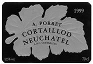 A. PORRET Cortaillod Pinot noir  1999
