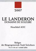 Dom. de Soleure Le Landeron  2007