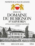 Dom. du Burignon Saint-Saphorin Lavaux 2010