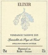 Élixir Vendanges tardives  2005