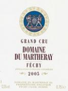 Dom. du Martheray Féchy Chasselas  2005