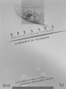 LOUIS-PHILIPPE ROUGE ET FILS Epesses Chasselas La Réserve du Vigneron  2000