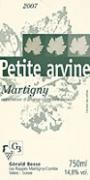 Gérald Besse Martigny Petite arvine  2007