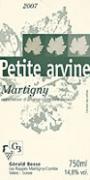 Gérald Besse Martigny Petite arvine  2007