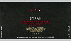 Defayes et Crettenand Syrah  2011