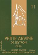 Gilbert Devayes Petite Arvine de Leytron 2011