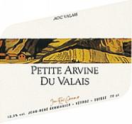 JEAN-RENE GERMANIER Petite Arvine  2001