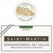 Dom. du Mont d'Or Saint-Martin Johannisberg Élevé en fût de chêne  2005