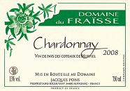 Dom. du Fraïsse Chardonnay  2008