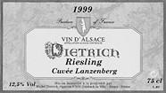 MICHEL DIETRICH Cuvée Lanzenberg  1999