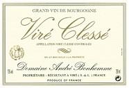 DOM. ANDRE BONHOMME Vieilles Vignes  2001