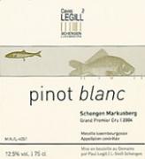 CAVES PAUL LEGILL Schengen Markusberg Pinot blanc  2004