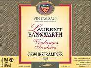 Laurent Bannwarth Vendanges tardives  2007