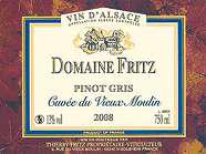 Dom. Fritz Cuvée du Vieux Moulin  2008