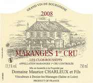 Dom. Maurice Charleux et Fils Les Clos Roussots  2008