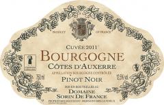 Dom. Sorin De France Côtes d'Auxerre 2011