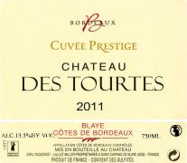 Ch. des Tourtes Cuvée Prestige 2011
