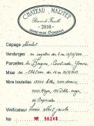 Ch. Martet Réserve de la Famille 2010