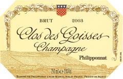 Philipponnat Clos des Goisses 2003