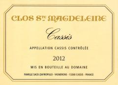 Clos Sainte-Magdeleine  2012