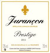 Cave de Gan Jurançon Doux Prestige 2011