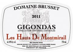 Dom. Brusset Les Hauts de Montmirail 2011